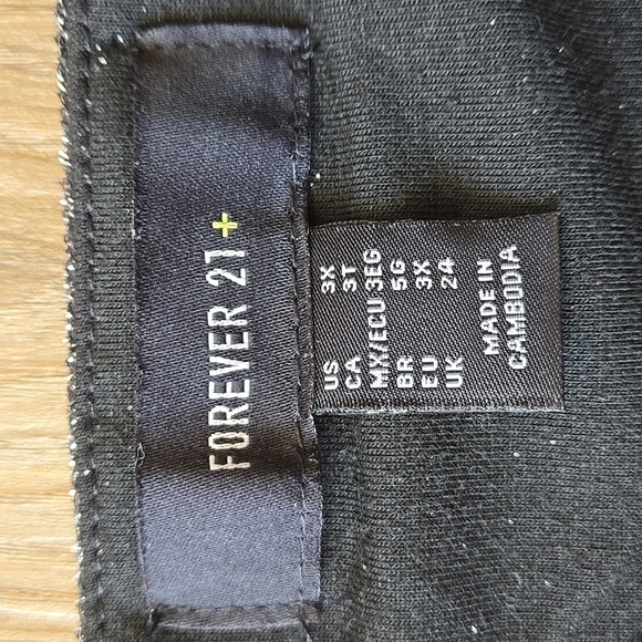 Forever 21 Silver Glitter Peplum Mini Dress - Picture 5 of 5